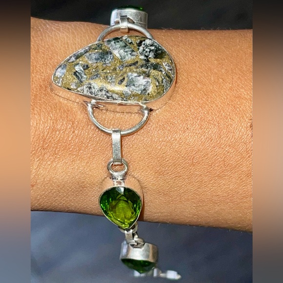 Copper Seraphinite Bracelet 7” - 8” - Picture 5 of 9